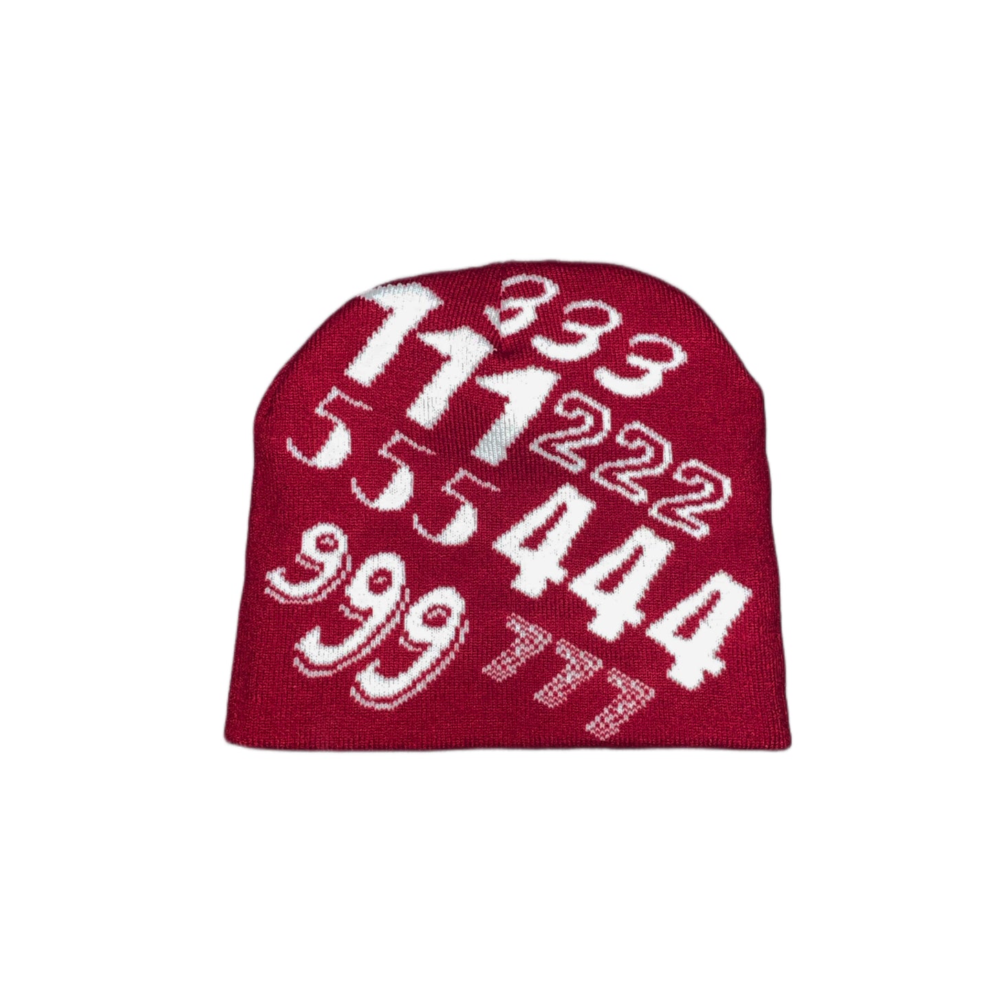 Angel Numbers Beanie (Red)